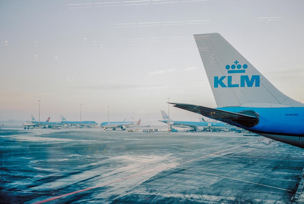 KLM Airplane, Schiphol Airport