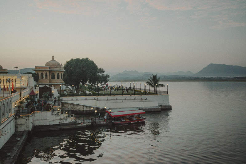 Lake Palace Boat Harbor Udaipur