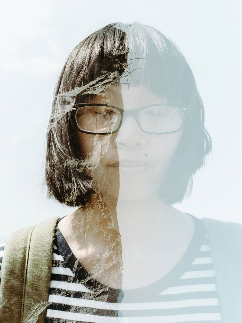 Tomasz Wagner, Double Exposure Photography, Contax G2, Portra 160, Film Photographer in Japan, Akiyoshidai