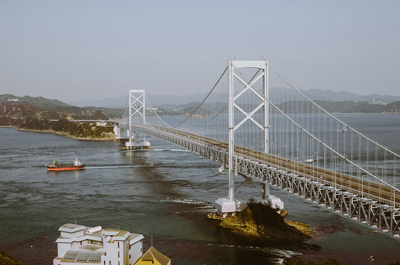 Naruto Whirlpools, Shikoku Travel Blog, Tomasz Wagner, Contax G2, Japan 35mm Film Photography