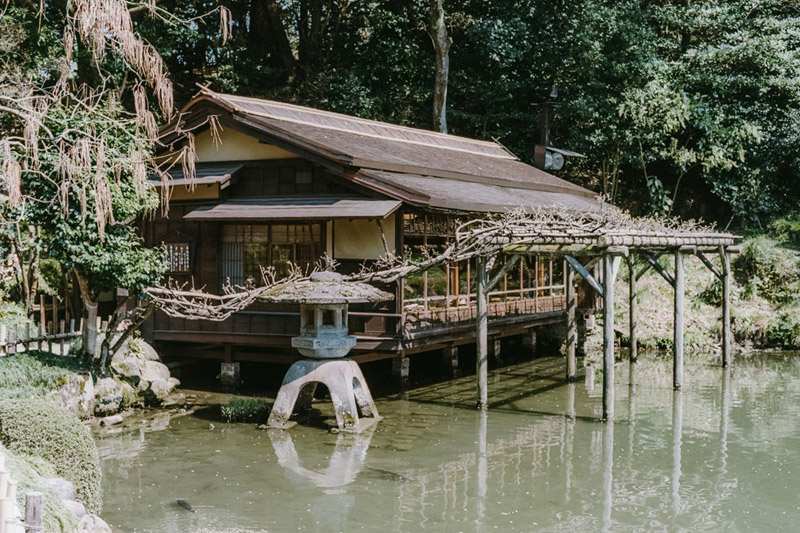 Beautiful Gardens in Japan, Tomasz Wagner, Kenrokuen Garden, Kanazawa, Contax G2, Japan 35mm Film Photography