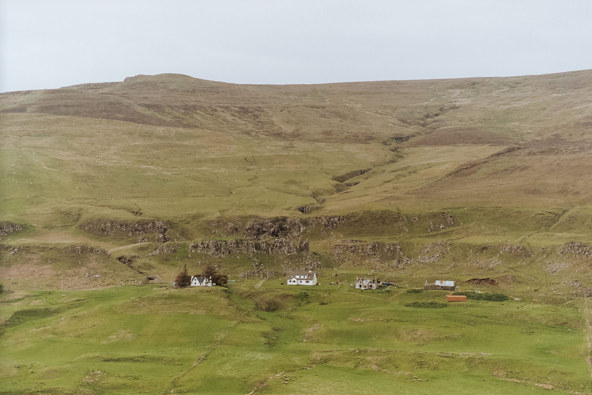 Isle of Mull Houses, Contax G2, Analog Film Ireland, Kodak Portra 160