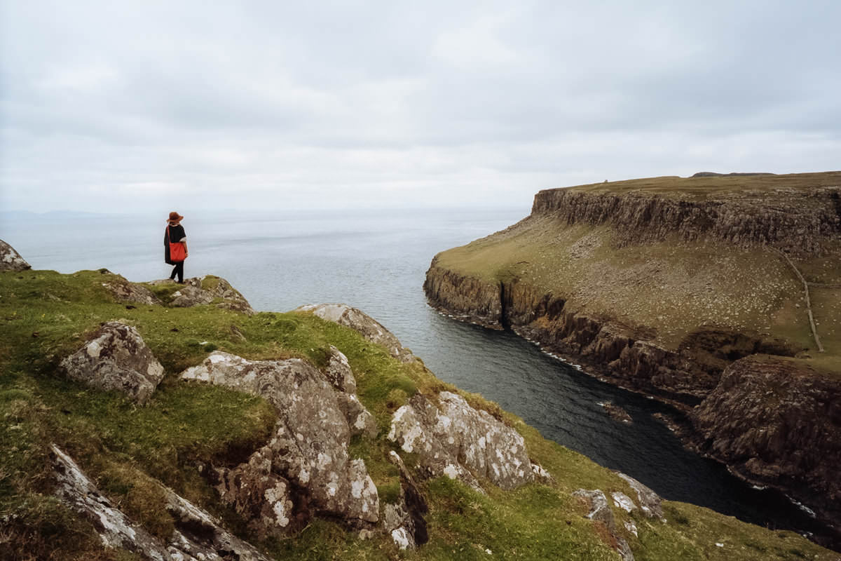 Neist Point Lighthouse, Contax G2, Analog Film Ireland, Kodak Portra 160