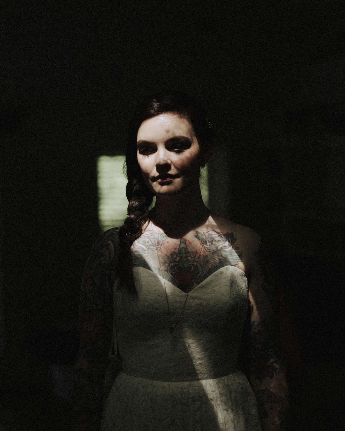 tattooed bride squamish wedding