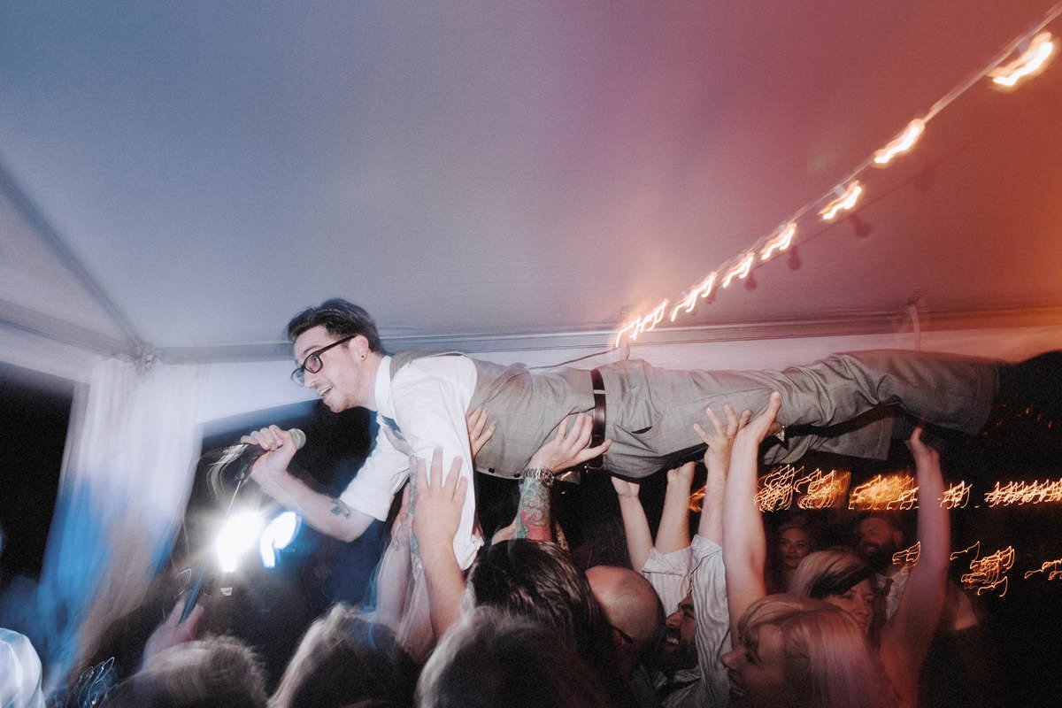 crowdsurfing groom squamish