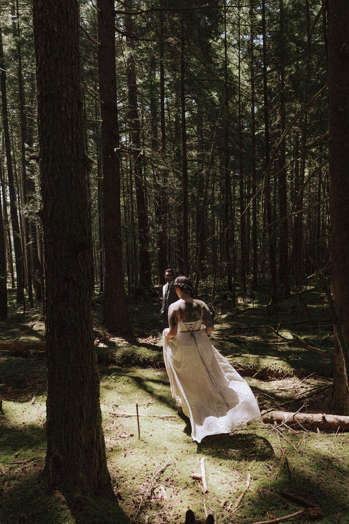 pnw forest elopement squamish