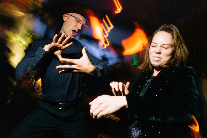 wedding guests and their wild dance moves